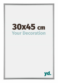 Kent Aluminium Photo Frame 30x45cm Platinum Front Size | Yourdecoration.com