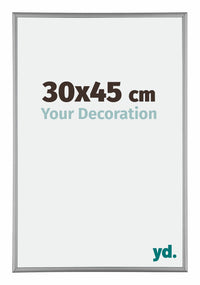 Kent Aluminium Photo Frame 30x45cm Platinum Front Size | Yourdecoration.com