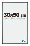 Kent Aluminium Photo Frame 30x50cm Black High Gloss Front Size | Yourdecoration.com