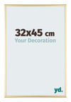 Kent Aluminium Photo Frame 32x45cm Gold Front Size | Yourdecoration.com