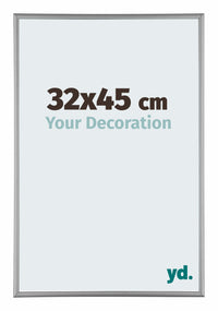 Kent Aluminium Photo Frame 32x45cm Platinum Front Size | Yourdecoration.com