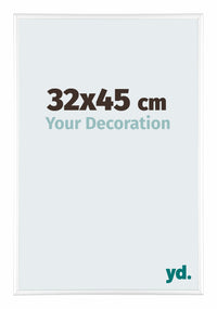 Kent Aluminium Photo Frame 32x45cm White High Gloss Front Size | Yourdecoration.com
