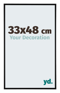 Kent Aluminium Photo Frame 33x48cm Black Matte Front Size | Yourdecoration.com