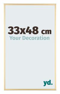 Kent Aluminium Photo Frame 33x48cm Gold Front Size | Yourdecoration.com