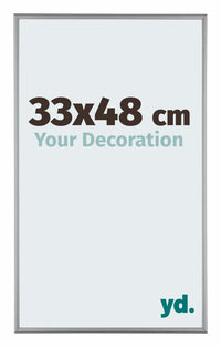 Kent Aluminium Photo Frame 33x48cm Platinum Front Size | Yourdecoration.com