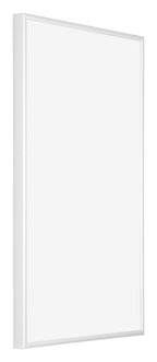 Kent Aluminium Photo Frame 33x48cm White High Gloss Front Oblique | Yourdecoration.com