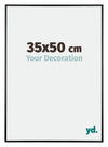 Kent Aluminium Photo Frame 35x50cm Black High Gloss Front Size | Yourdecoration.com