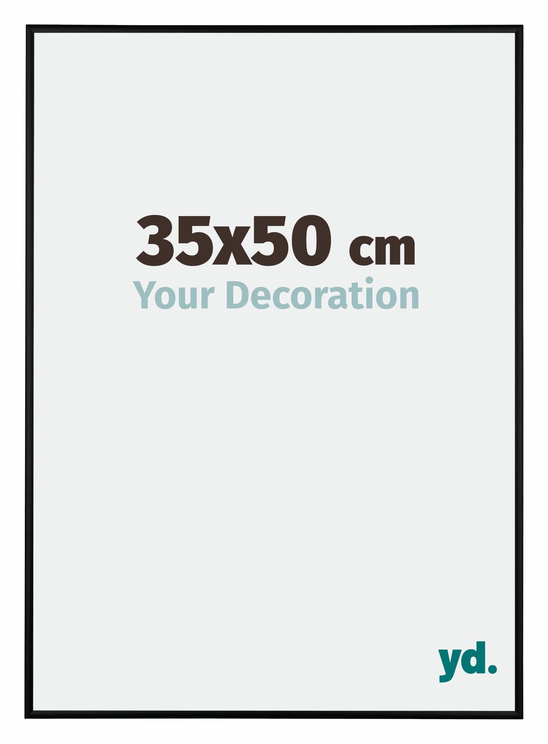 Kent Aluminium Photo Frame 35x50cm Black Matt Front Size | Yourdecoration.com