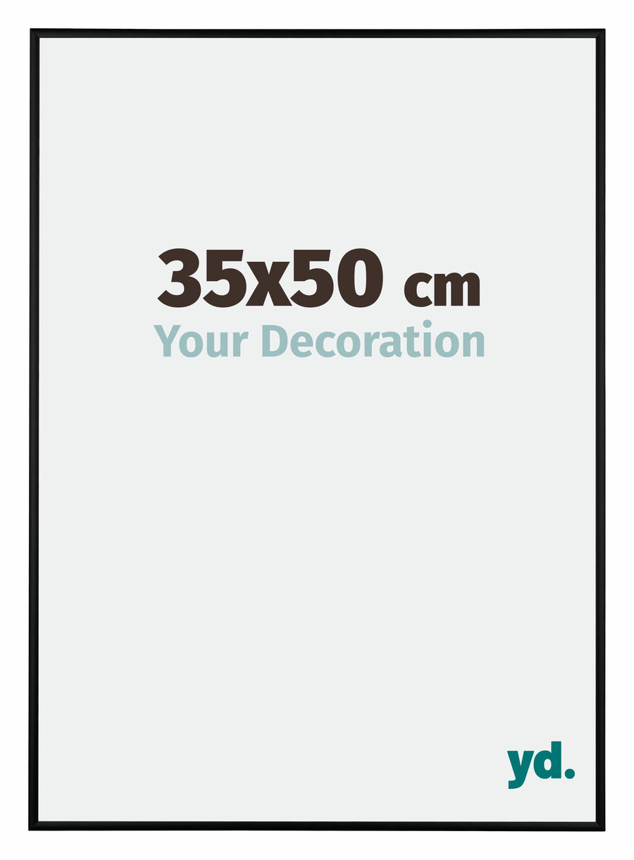 Kent Aluminium Photo Frame 35x50cm Black Matt Front Size | Yourdecoration.com