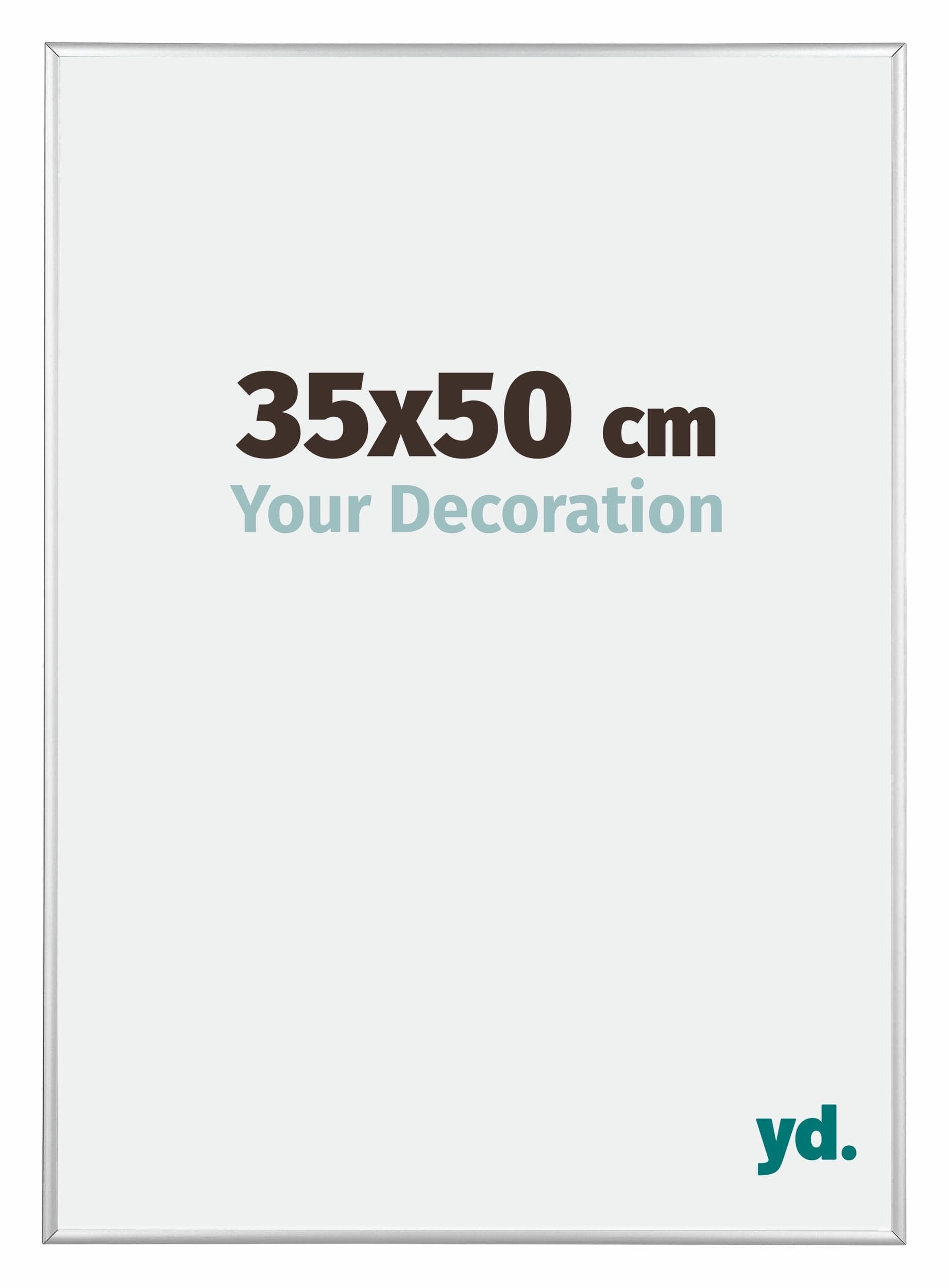 Kent Aluminium Photo Frame 35x50cm Silver High Gloss Front Size | Yourdecoration.com