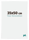 Kent Aluminium Photo Frame 35x50cm White High Gloss Front Size | Yourdecoration.com