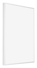 Kent Aluminium Photo Frame 36x49cm White High Gloss Front Oblique | Yourdecoration.com