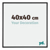 Kent Aluminium Photo Frame 40x40cm Black Matt Front Size | Yourdecoration.com