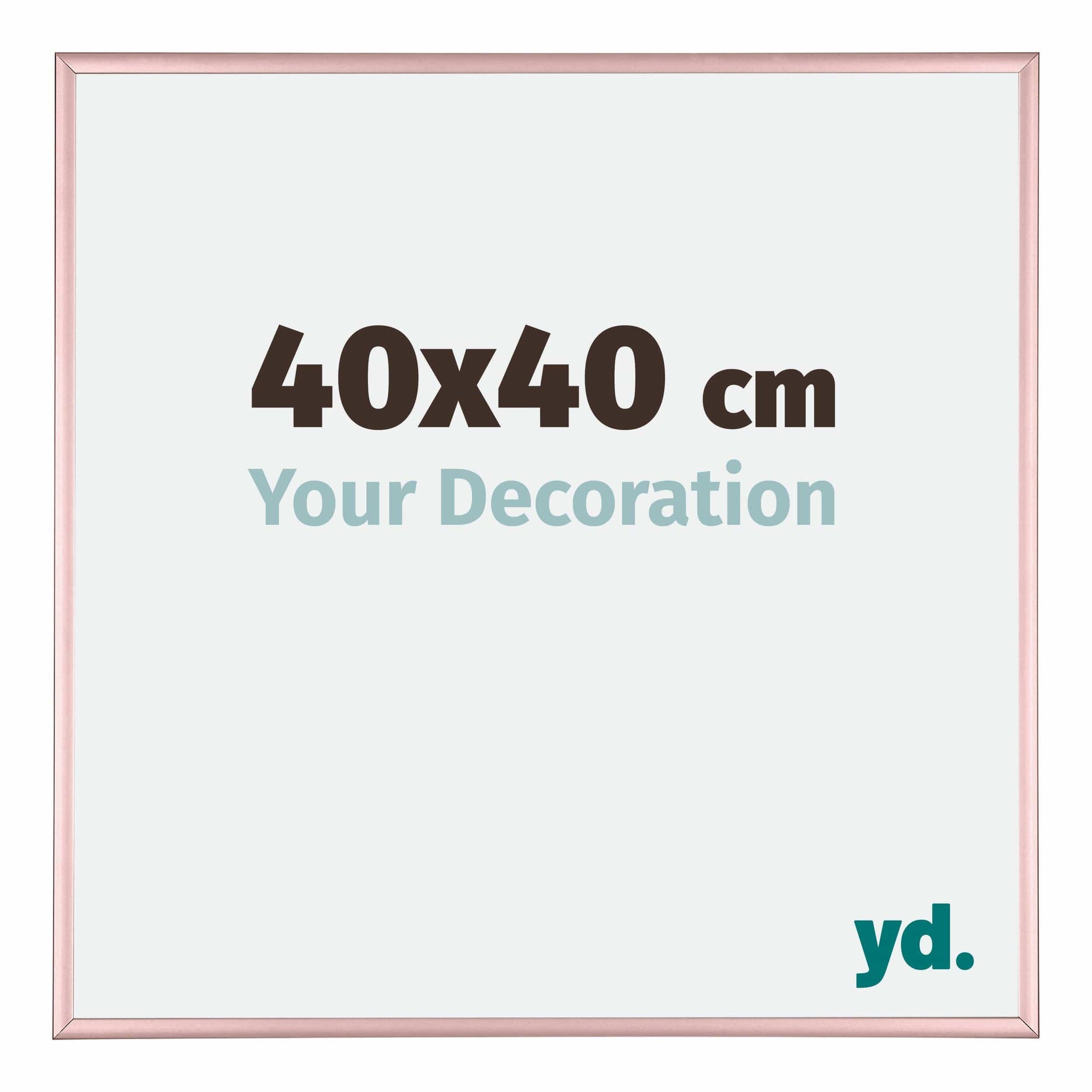 Kent Aluminium Photo Frame 40x40cm Copper Front Size | Yourdecoration.com