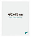 Kent Aluminium Photo Frame 40x45cm White High Gloss Front Size | Yourdecoration.com