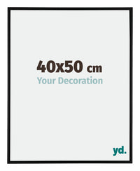 Kent Aluminium Photo Frame 40x50cm Black Matt Front Size | Yourdecoration.com