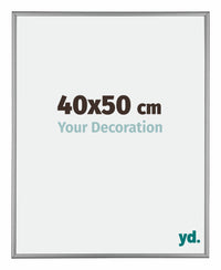 Kent Aluminium Photo Frame 40x50cm Platinum Front Size | Yourdecoration.com