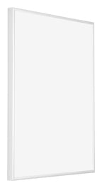 Kent Aluminium Photo Frame 40x50cm White High Gloss Front Oblique | Yourdecoration.com