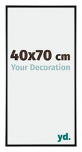 Kent Aluminium Photo Frame 40x70cm Black Matt Front Size | Yourdecoration.com