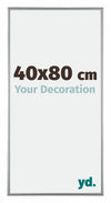 Kent Aluminium Photo Frame 40x80cm Platinum Front Size | Yourdecoration.com