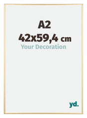 Kent Aluminium Photo Frame 42x59 4cm A2 Gold Front Size | Yourdecoration.com