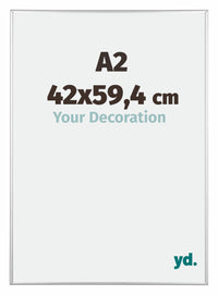 Kent Aluminium Photo Frame 42x59 4cm A2 Silver High Gloss Front Size | Yourdecoration.com