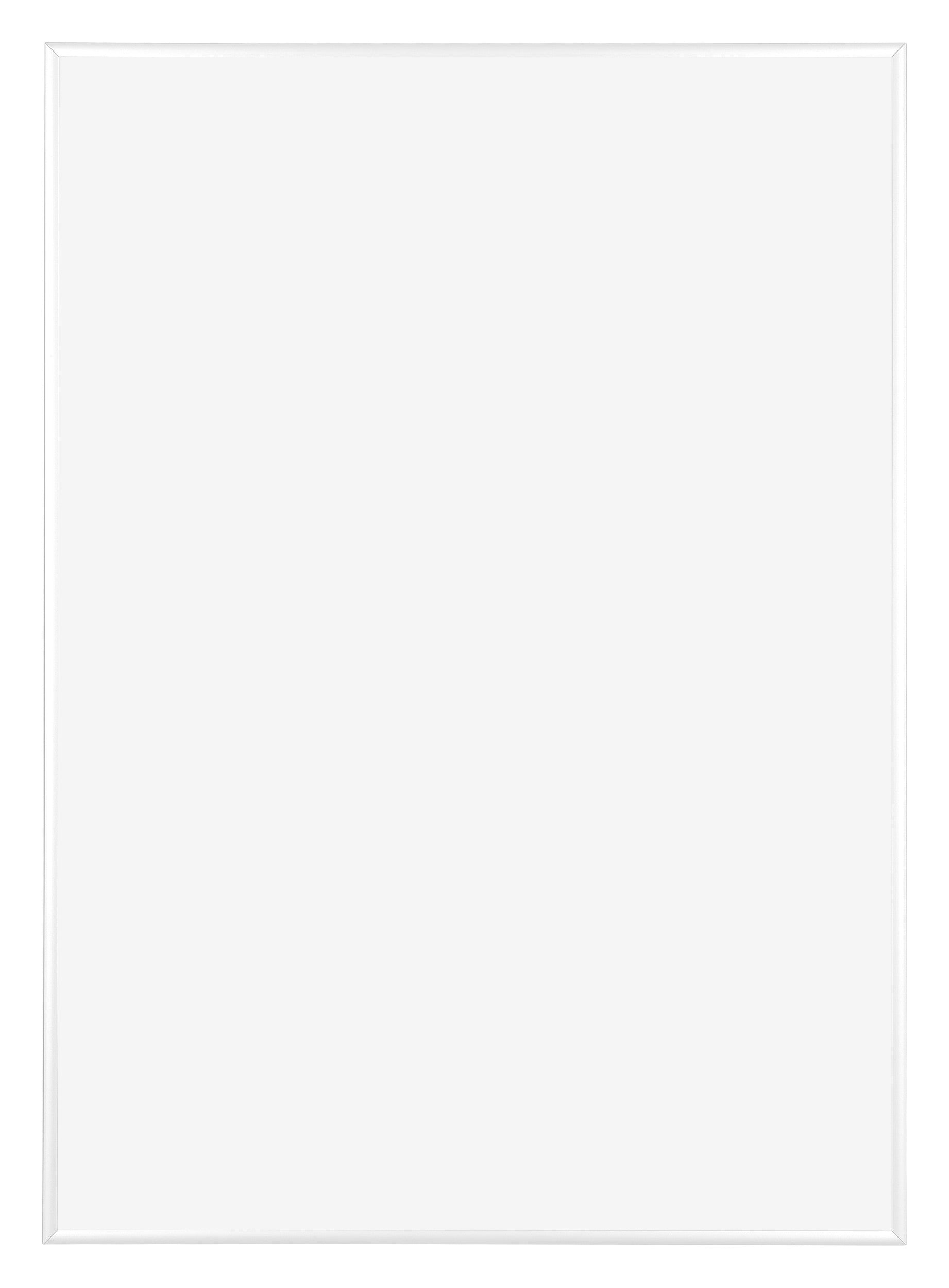 Kent Aluminium Photo Frame 42x60cm White High Gloss Front | Yourdecoration.com
