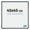 Kent Aluminium Photo Frame 45x45cm Black Matt Front Size | Yourdecoration.com