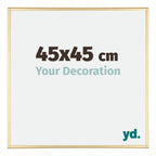 Kent Aluminium Photo Frame 45x45cm Gold Front Size | Yourdecoration.com