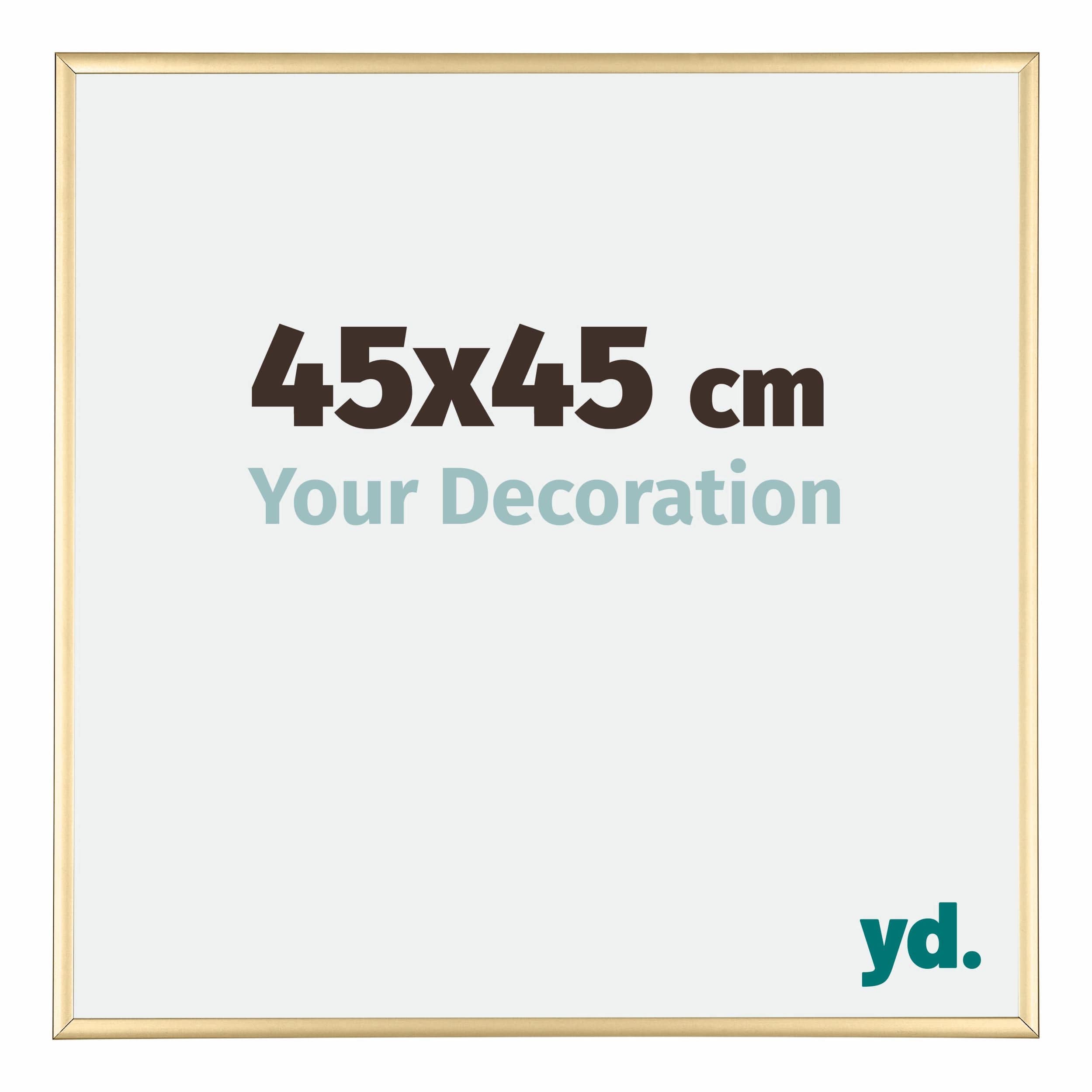 Kent Aluminium Photo Frame 45x45cm Gold Front Size | Yourdecoration.com