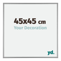Kent Aluminium Photo Frame 45x45cm Platinum Front Size | Yourdecoration.com