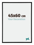 Kent Aluminium Photo Frame 45x60cm Black Matt Front Size | Yourdecoration.com