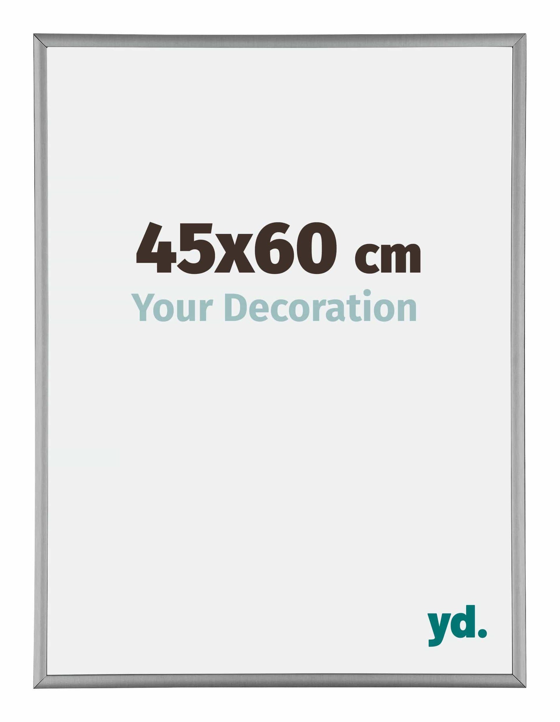 Kent Aluminium Photo Frame 45x60cm Platinum Front Size | Yourdecoration.com