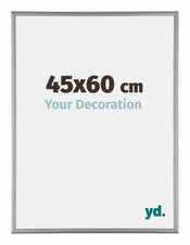 Kent Aluminium Photo Frame 45x60cm Platinum Front Size | Yourdecoration.com