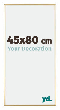 Kent Aluminium Photo Frame 45x80cm Gold Front Size | Yourdecoration.com