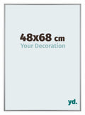 Kent Aluminium Photo Frame 48x68cm Platinum Front Size | Yourdecoration.com