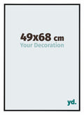 Kent Aluminium Photo Frame 49x68cm Black Matte Front Size | Yourdecoration.com