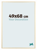 Kent Aluminium Photo Frame 49x68cm Gold Front Size | Yourdecoration.com