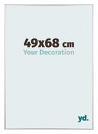 Kent Aluminium Photo Frame 49x68cm Silver High Gloss Front Size | Yourdecoration.com