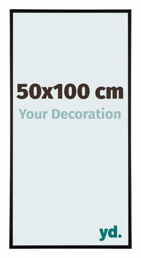 Kent Aluminium Photo Frame 50x100cm Black Matte Front Size | Yourdecoration.com