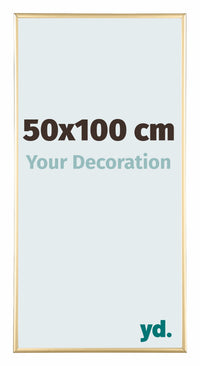 Kent Aluminium Photo Frame 50x100cm Gold Front Size | Yourdecoration.com