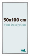 Kent Aluminium Photo Frame 50x100cm Platinum Front Size | Yourdecoration.com