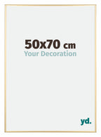 Kent Aluminium Photo Frame 50x70cm Gold Front Size | Yourdecoration.com