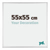 Kent Aluminium Photo Frame 55x55cm Silver High Gloss Front Size | Yourdecoration.com