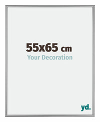 Kent Aluminium Photo Frame 55x65cm Platinum Front Size | Yourdecoration.com