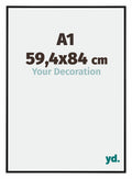Kent Aluminium Photo Frame 59 4x84cm A1 Black Matt Front Size | Yourdecoration.com