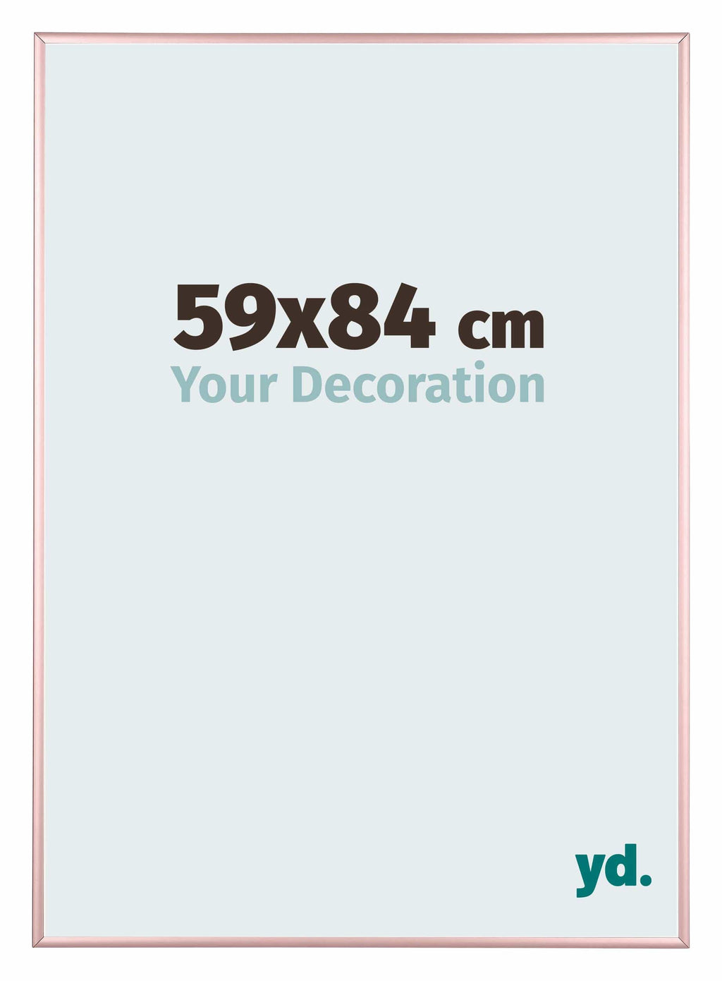 Kent Aluminium Photo Frame 59x84cm Copper Front Size | Yourdecoration.com