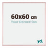 Kent Aluminium Photo Frame 60x60cm Copper Front Size | Yourdecoration.com
