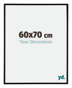 Kent Aluminium Photo Frame 60x70cm Black Matt Front Size | Yourdecoration.com