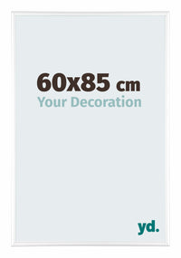 Kent Aluminium Photo Frame 60x85cm White High Gloss Front Size | Yourdecoration.com